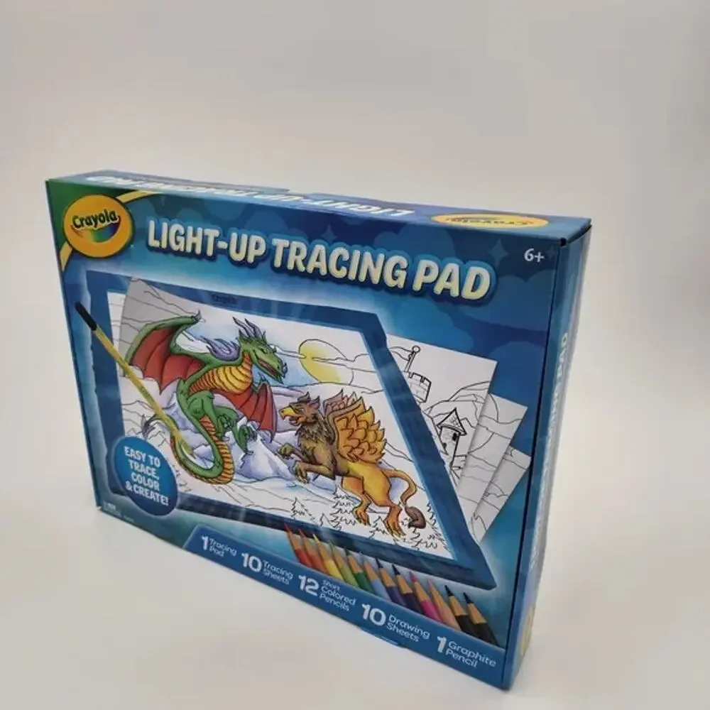 Crayola Light-Up Tracing Pad, Blue, Colored Pencils, Arts & Craft Supplies, Art